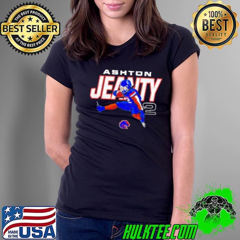 Ashton Jeanty No.2 Boise State Broncos Football Shirt