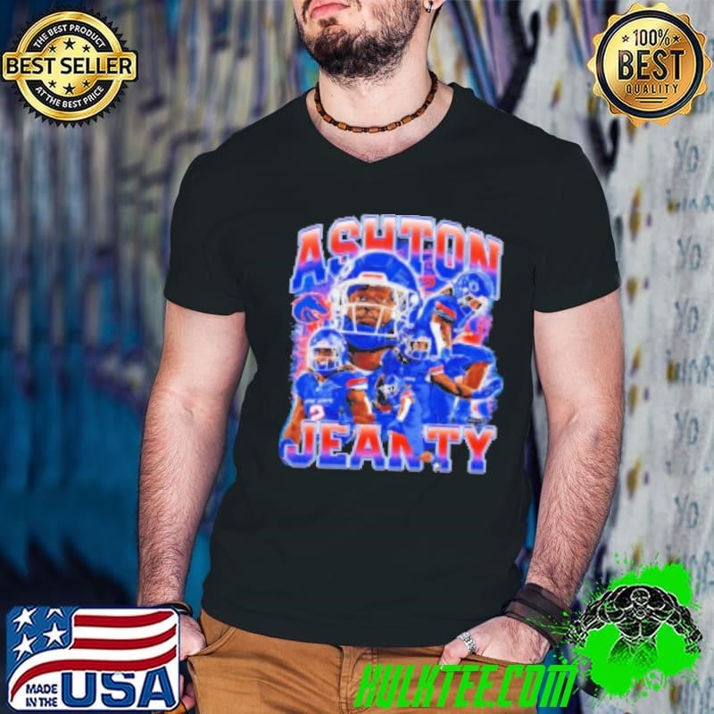 Ashton Jeanty No.2 Boise State Broncos Football graphic Guys V Neck