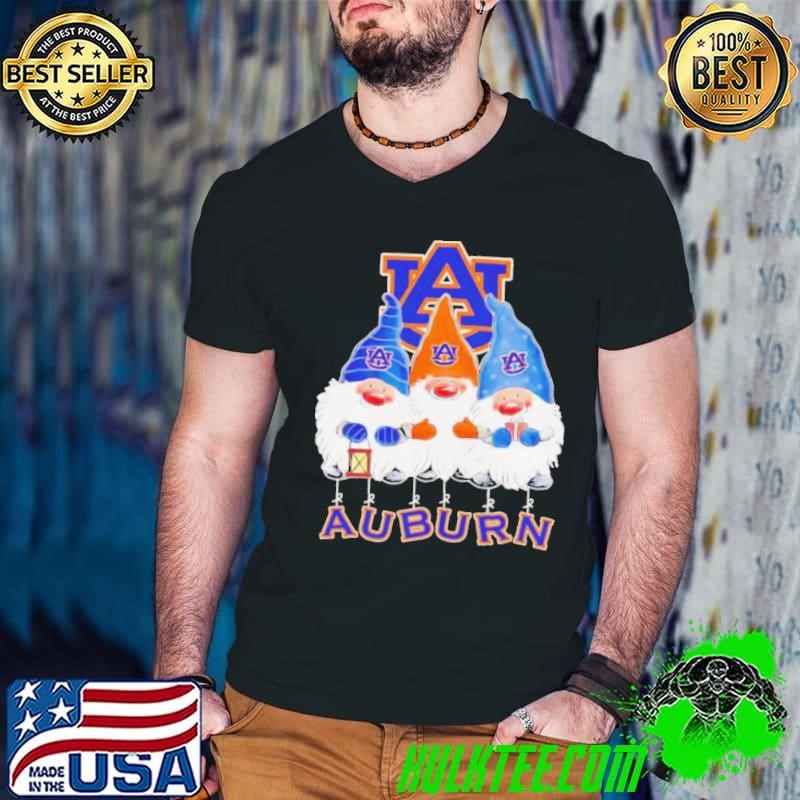 Auburn Tigers Fans Gnomies Merry Christmas shirt