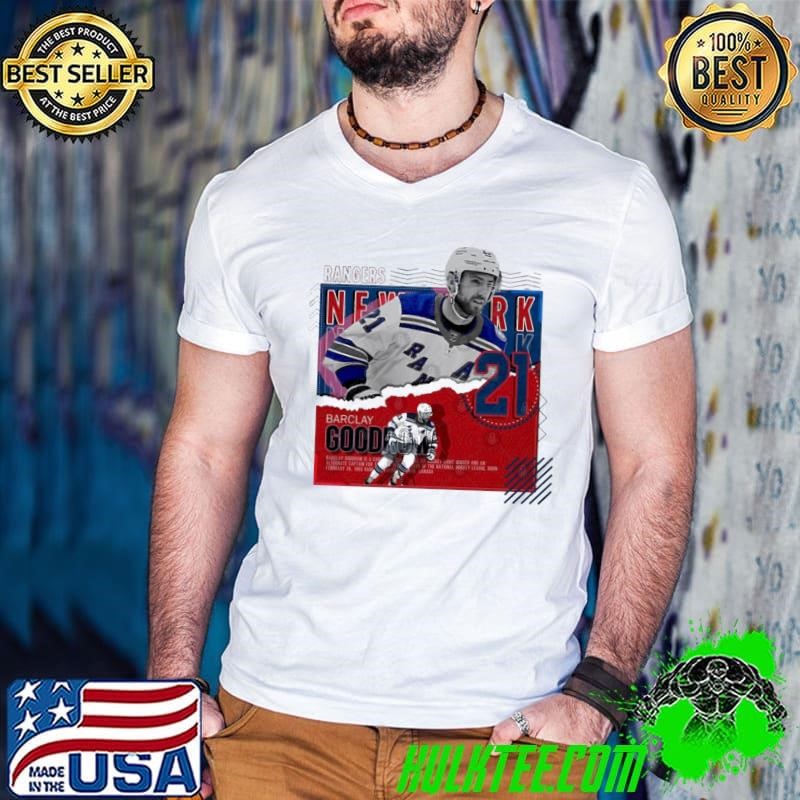 Barclay Goodrow Canadian professional ice hockey forward and alternate captain Poster Rangers T-Shirt