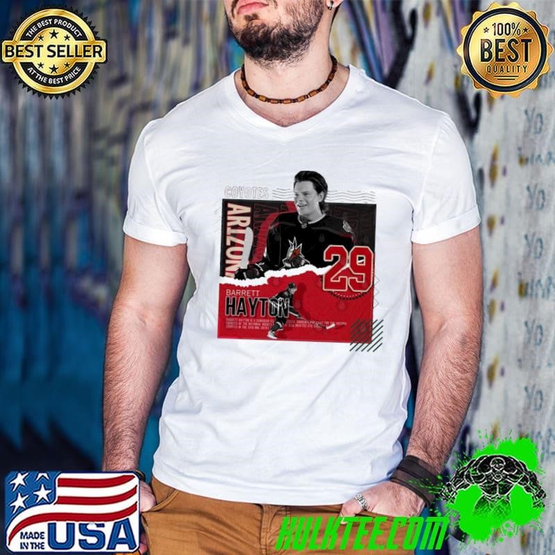 Barrett Hayton Canadian ice hockey centre currently Poster Coyotes T-Shirt