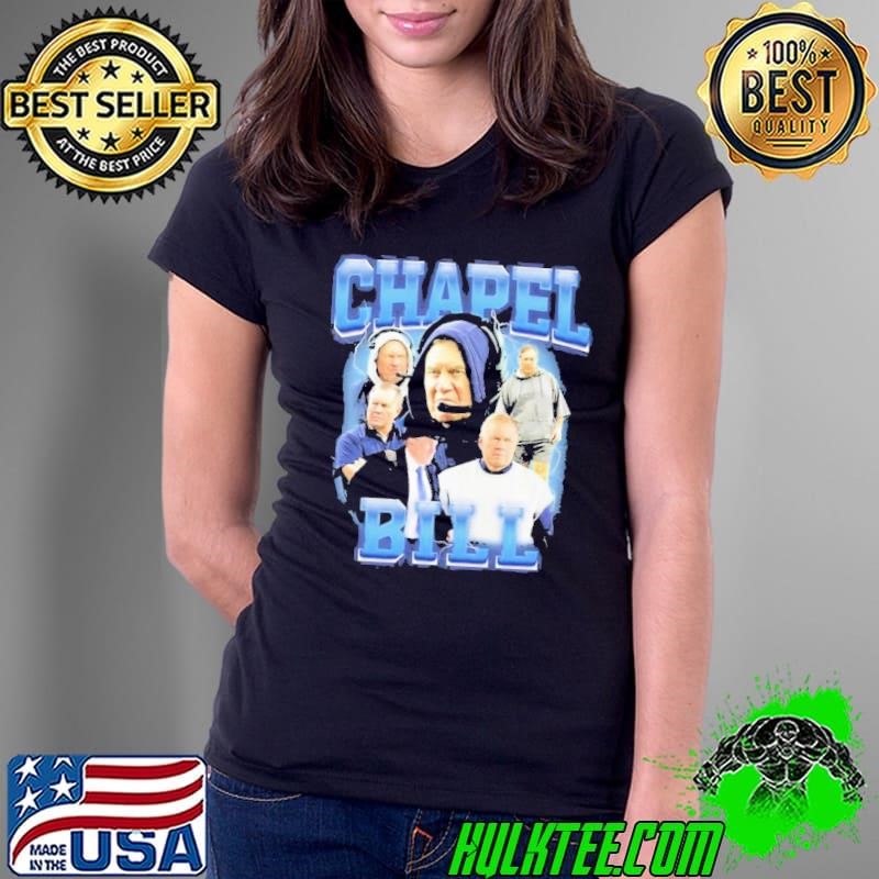 Bill Belichick Unc Tar Heels Chapel Bill Ladies Tee