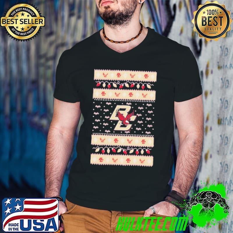 Boston College Ugly Christmas light Shirt