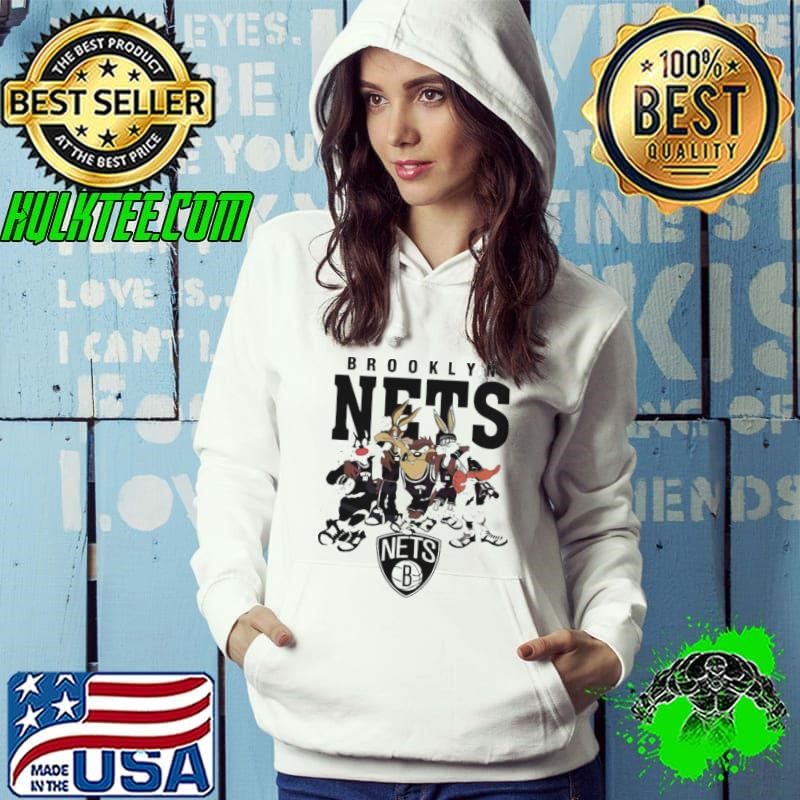 Brooklyn Nets Looney Tunes characters NBA basketball Hoodie