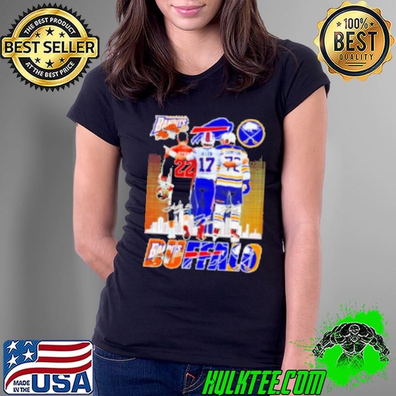 Buffalo Bandits Josh Byrne Buffalo Bills Allen Buffalo Sabres Thompson signatures Shirt