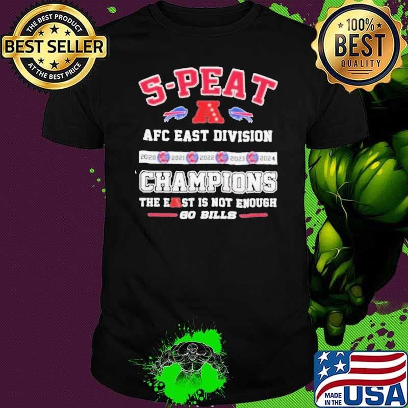 Buffalo Bills 5 Peat AFC East Division Champions Go Bills Shirt