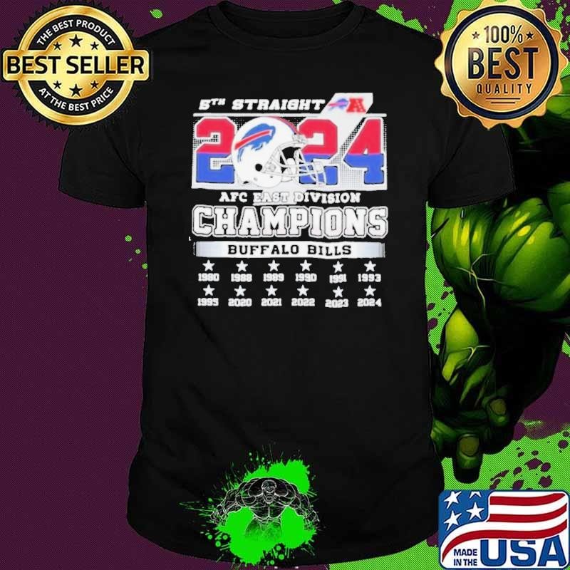 Buffalo Bills 5th Straight AFC East Division Champions Shirt