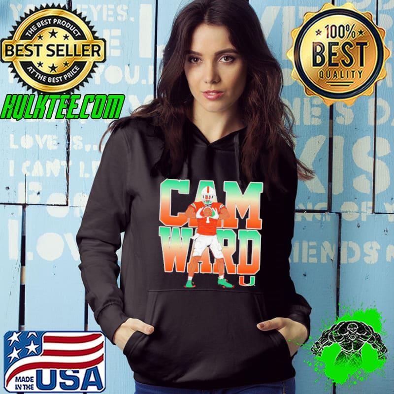 Cam Ward Miami Hurricanes Individual Caricature Hoodie