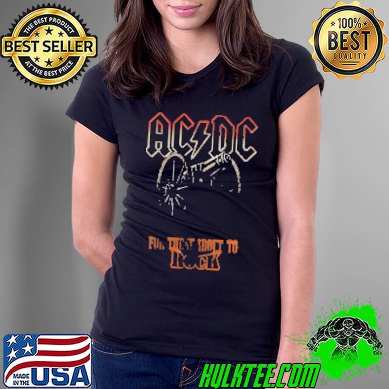 Cannon AC DC For Those About To Rock Ladies Tee