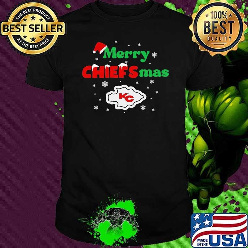 Chiefs Kansas City Football Merry Chiefsmas T-Shirt