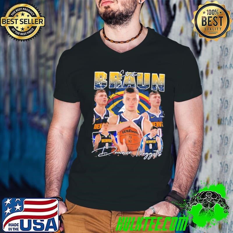 Christian Braun American professional basketball Denver Nuggets Guys V Neck
