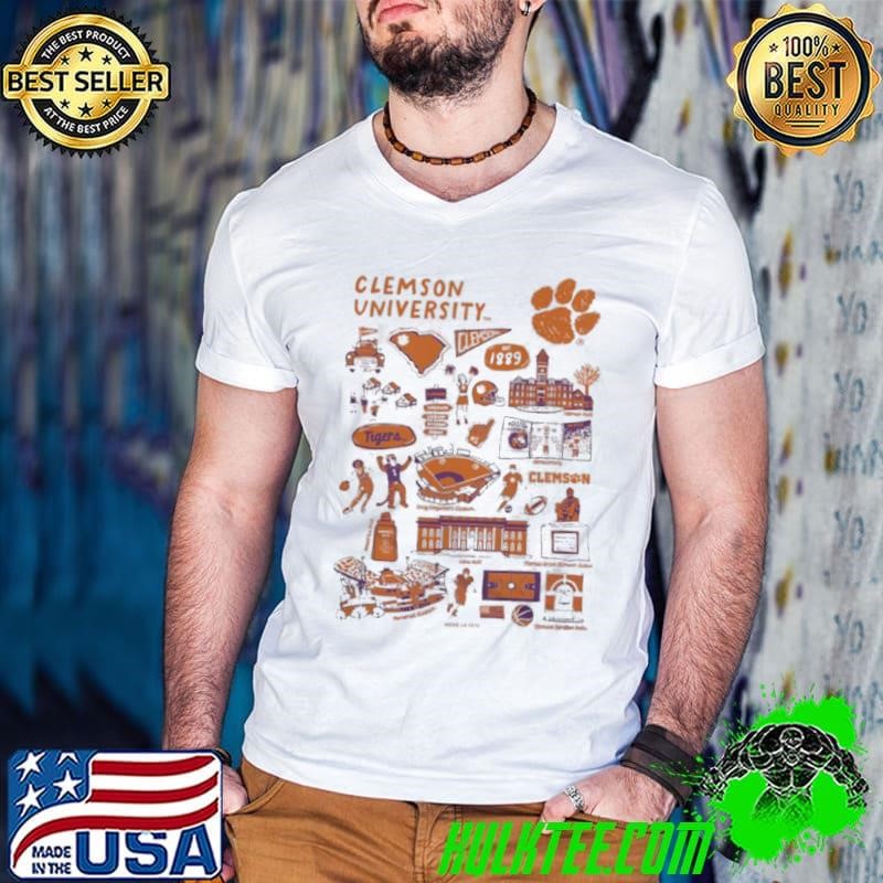 Clemson Tigers Vive La Fete Infant Impressions artwork shirt