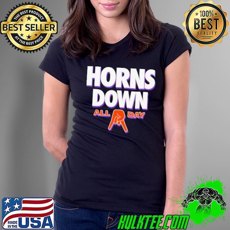 Clemson Tigers football horns down all day shirt