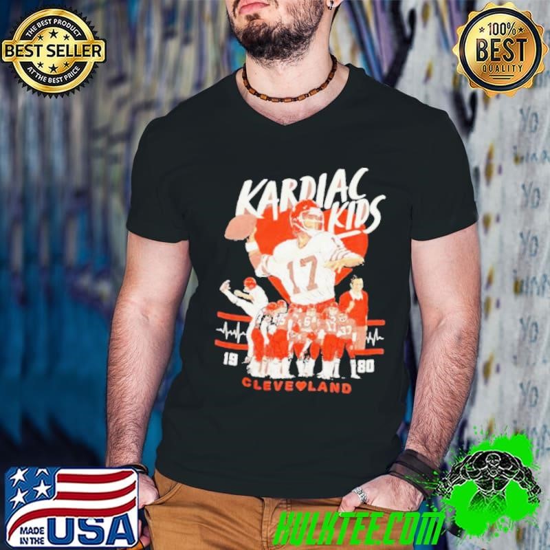 Cleveland Browns Kardiac Kids 1980 Guys V Neck