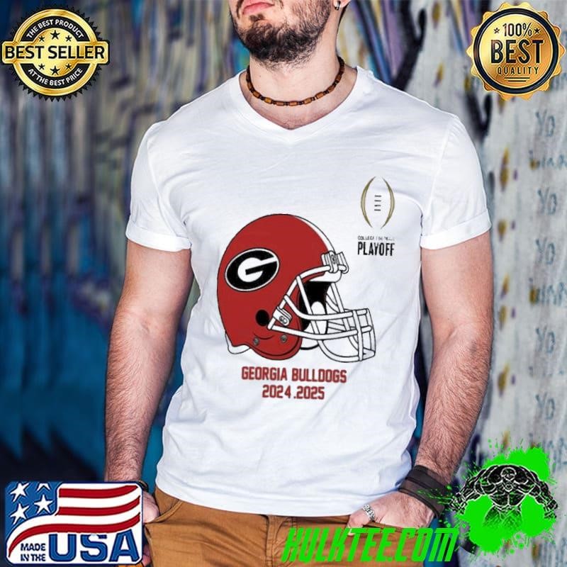 College Football Playoff 2025 Georgia Bulldogs Helmet NCAA Bowl Games 2024-2025 Shirt