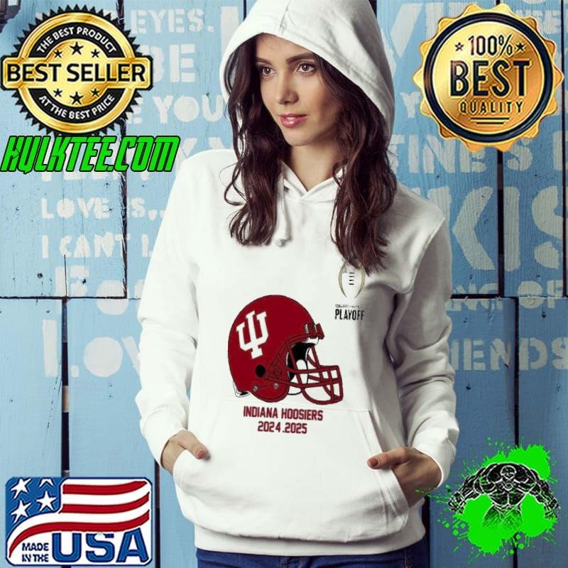 College Football Playoff 2025 Indiana Hoosiers Helmet NCAA Bowl Games 2024-2025 Hoodie