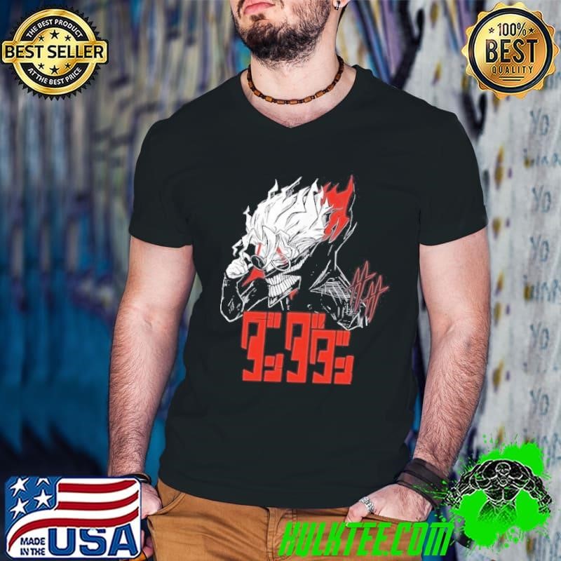 Cool Shonen Manga Anime Dandadan Graphic Adult And Kids Guys V Neck
