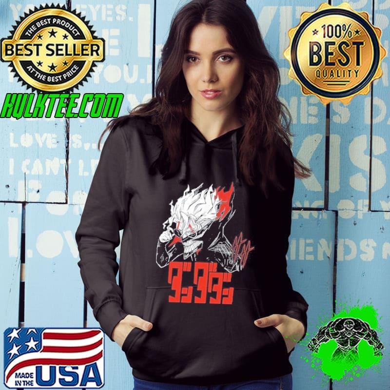 Cool Shonen Manga Anime Dandadan Graphic Adult And Kids Hoodie
