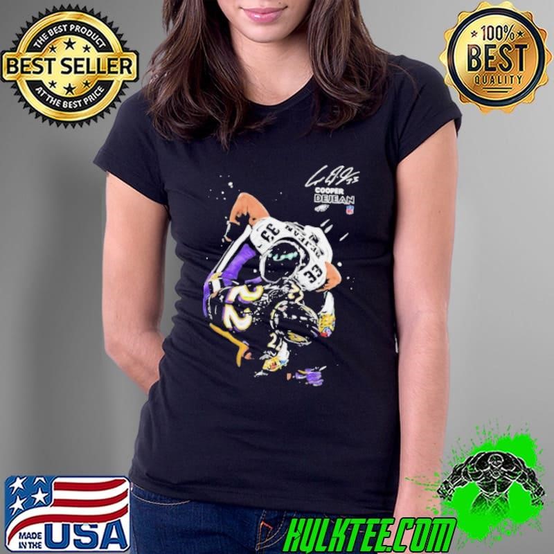 Cooper DeJean Philadelphia Eagles football hit stick poster graphic shirt