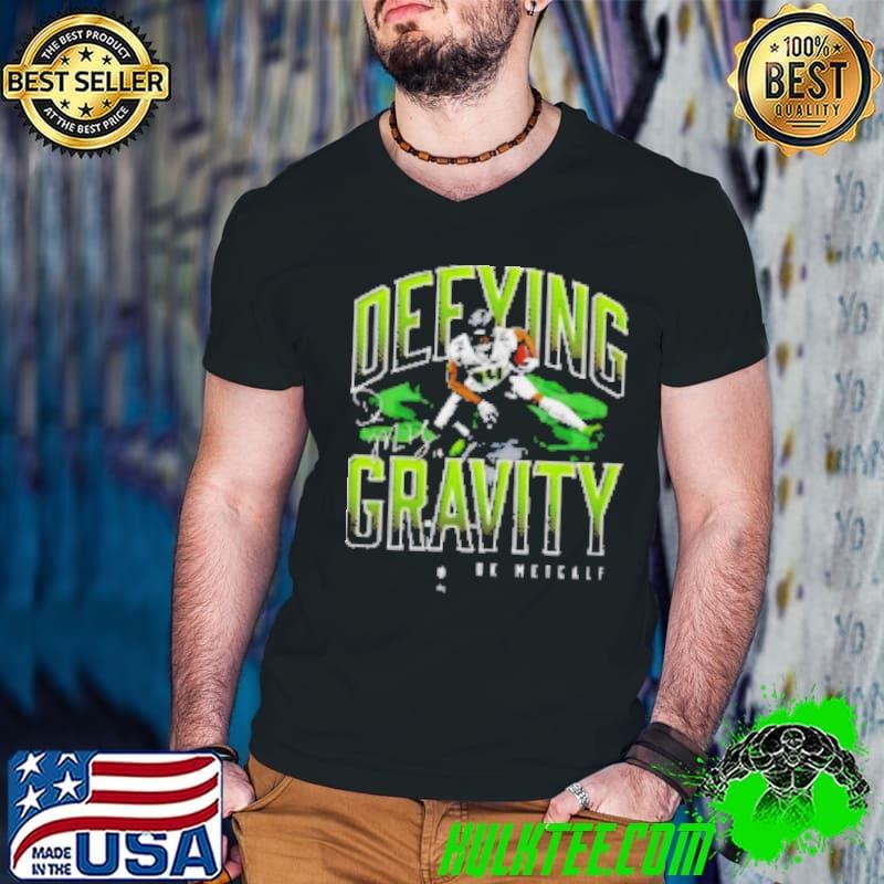 D.K. Metcalf Seattle Seahawks defying gravity hurdle signature Shirt