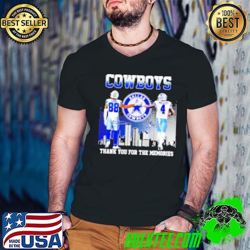 Dallas Cowboys CeeDee Lamb Dak Prescott thank you for the memories Shirt