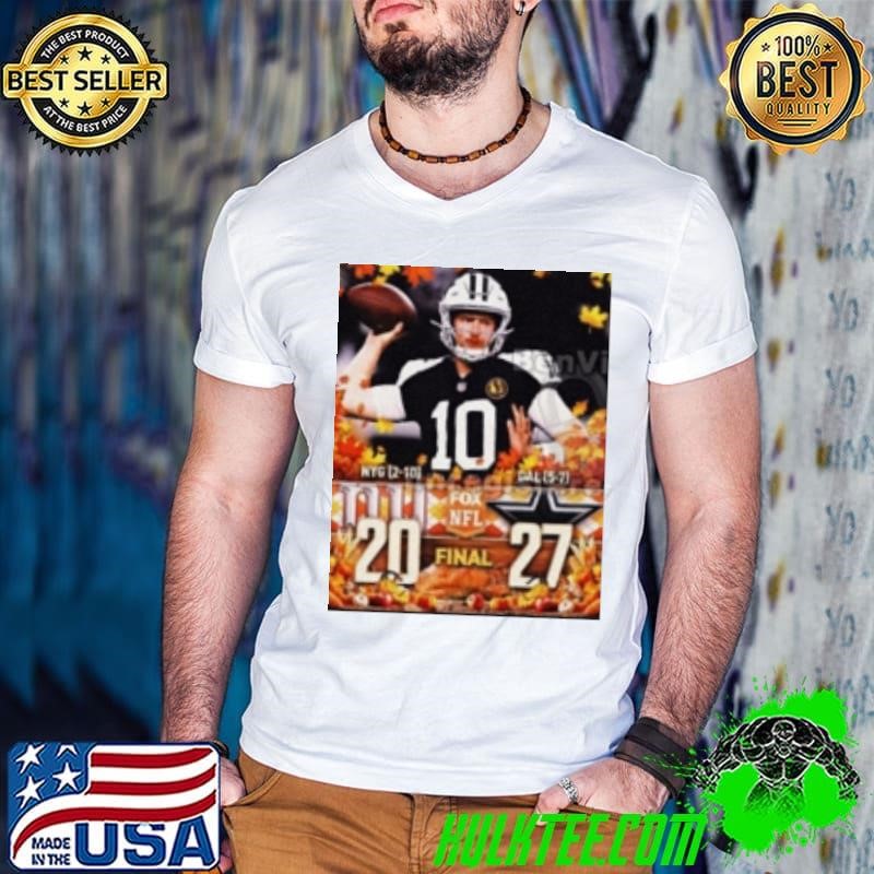 Dallas Cowboys Wins 27 20 New York Giants 2024 Final Score Shirt