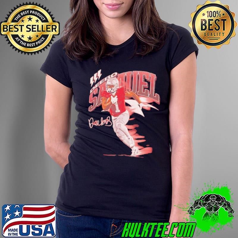 Deebo Samuel San Francisco 49ers signature Ladies Tee