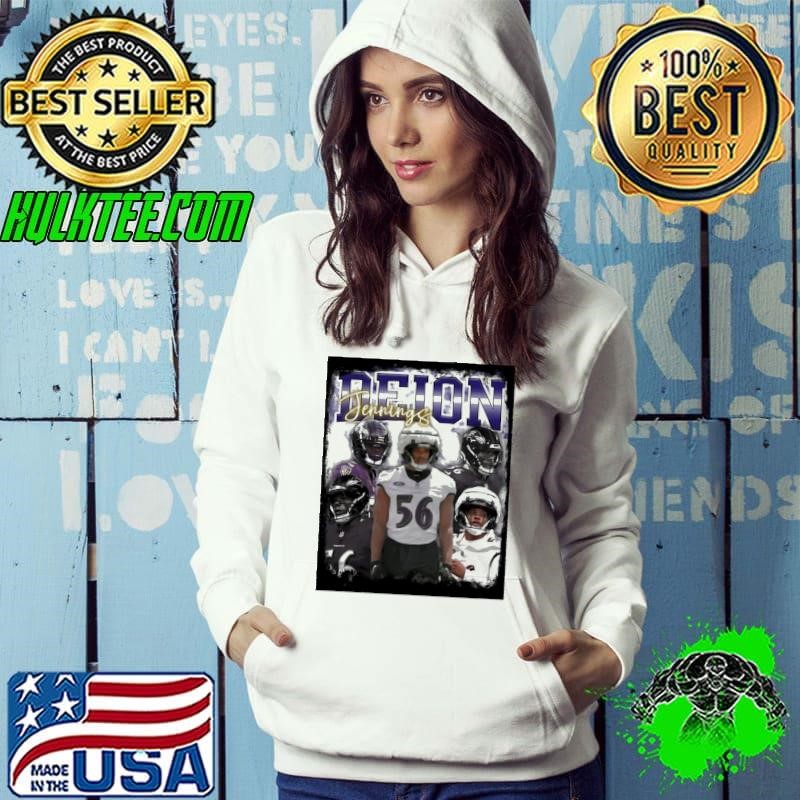 Deion Jennings Baltimore Ravens Linebacker Hoodie