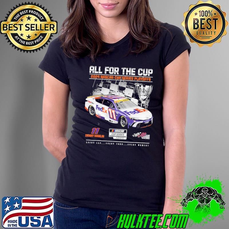 Denny Hamlin All For The Cup 2024 Nascar Cup Series Playoffs Ladies Tee