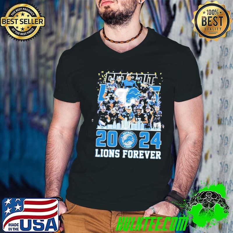 Detroit Lions 2024 Lions Forever shirts Guys V Neck