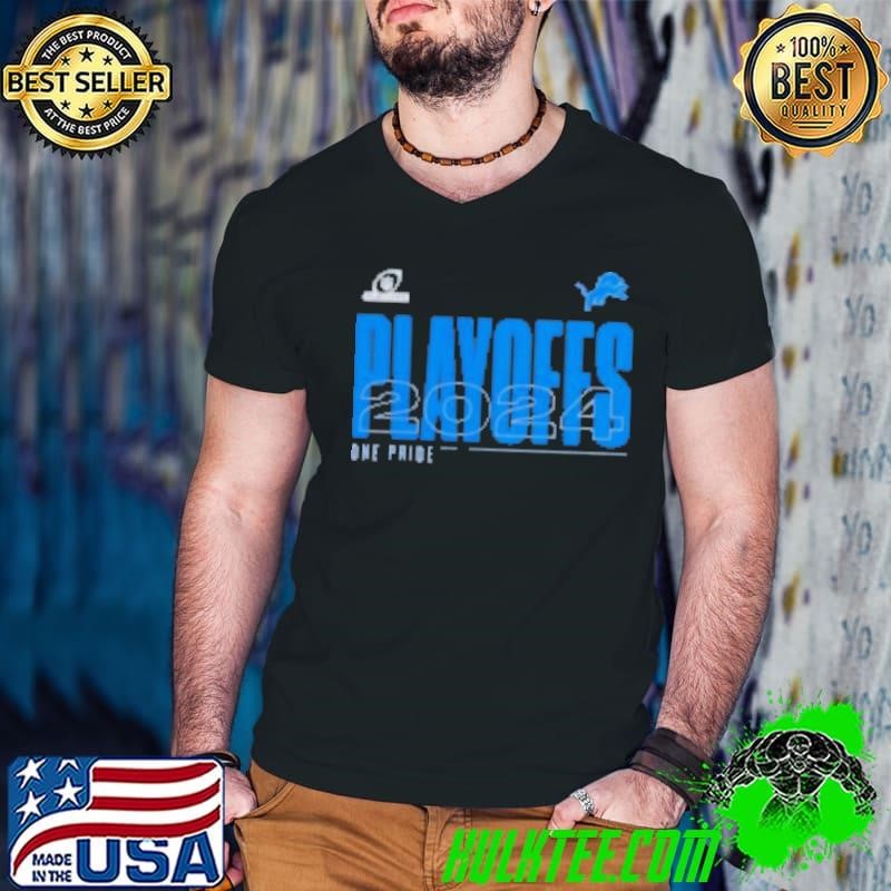 Detroit Lions 2024 One Pride Playoffs Shirt