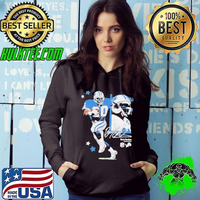 Detroit Lions Barry Sander signature 90s vintage shirt