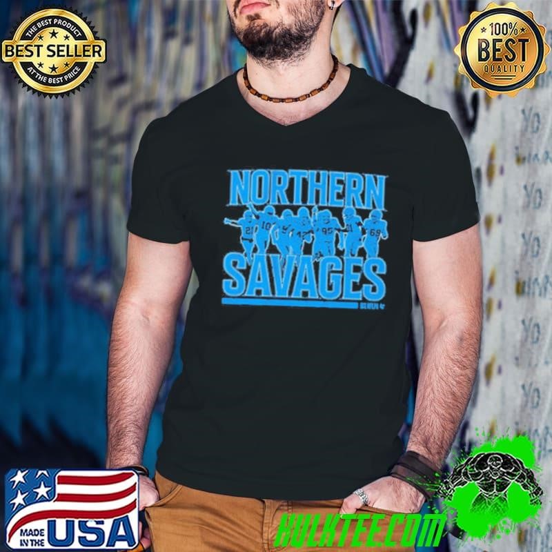 Detroit Lions Football Northern Savages Players NFL shirt