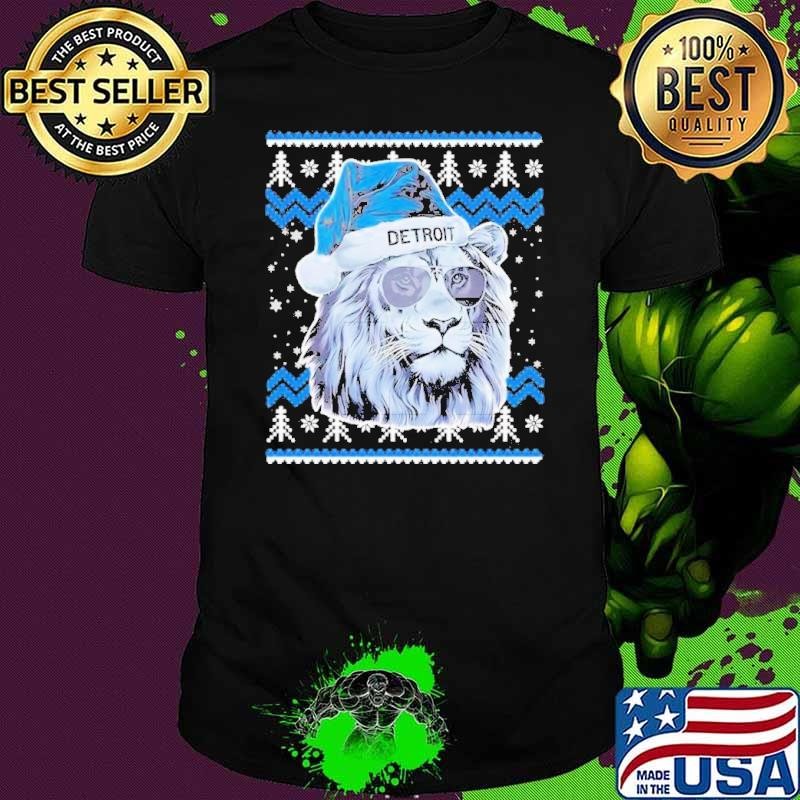 Detroit Lions Logo Team 2024 Christmas Tree Shirt