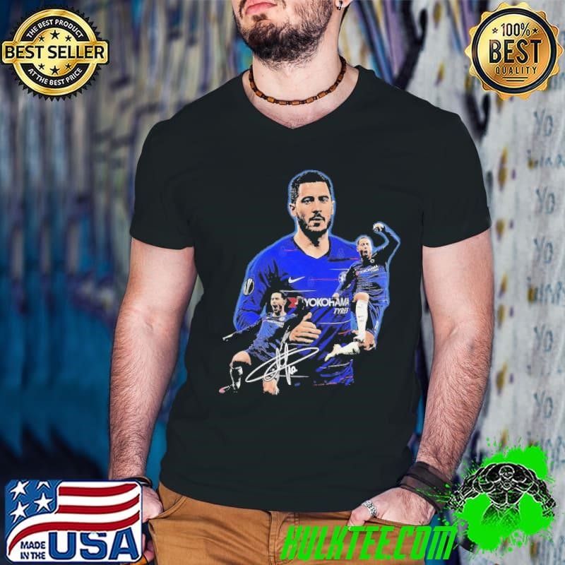 Eden Hazard Signature Belgian former professional footballer T-Shirt