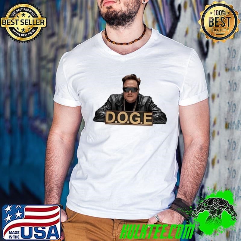 Elon Musk Doge Department Of Government Efficiency Guys V Neck