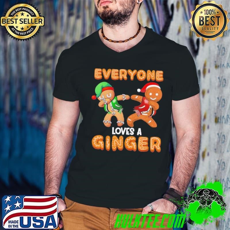 Everyone Loves A Ginger Gingerbread Christmas Guys V Neck