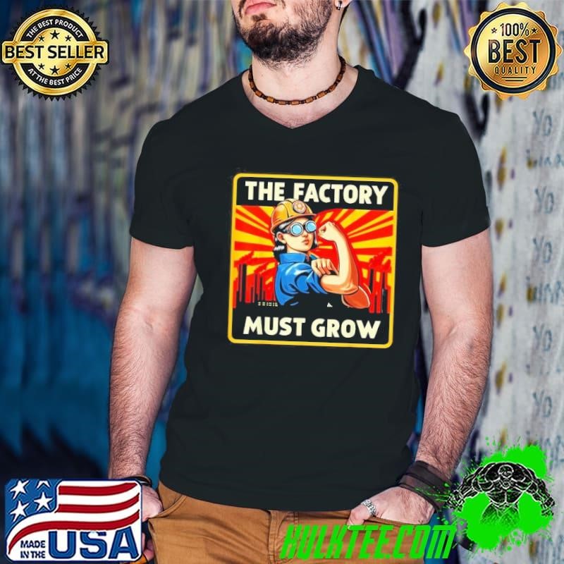Factorio The Factory Must Grow Shirt
