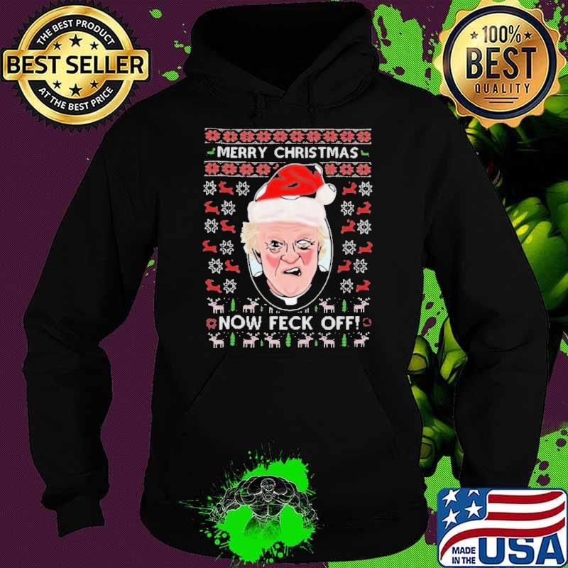 Father Jack Now Feck Off Ugly Christmas 2024 Hoodie