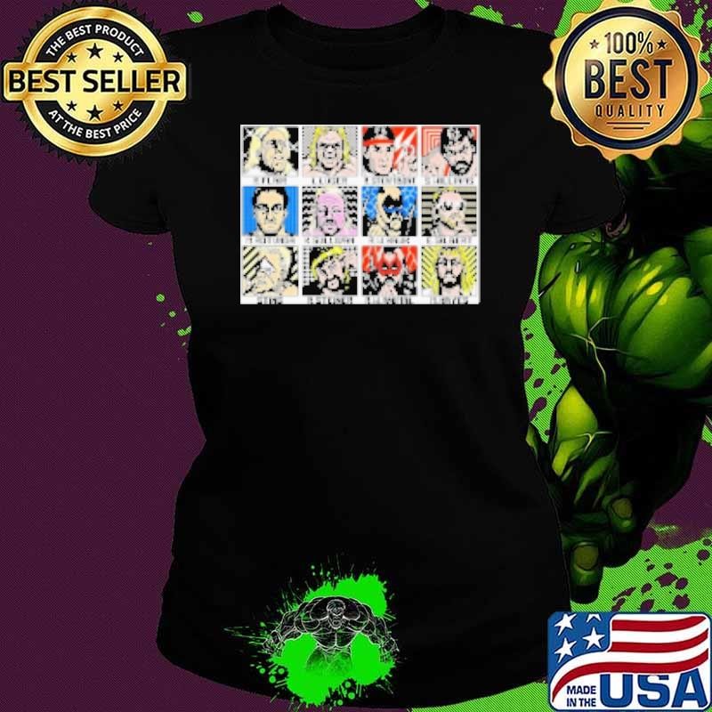 Flair Luger Steamboat Williams Rotunda Sullivan Hawk Gilbert Sting Steiner Animal Hayes WCW Shirt