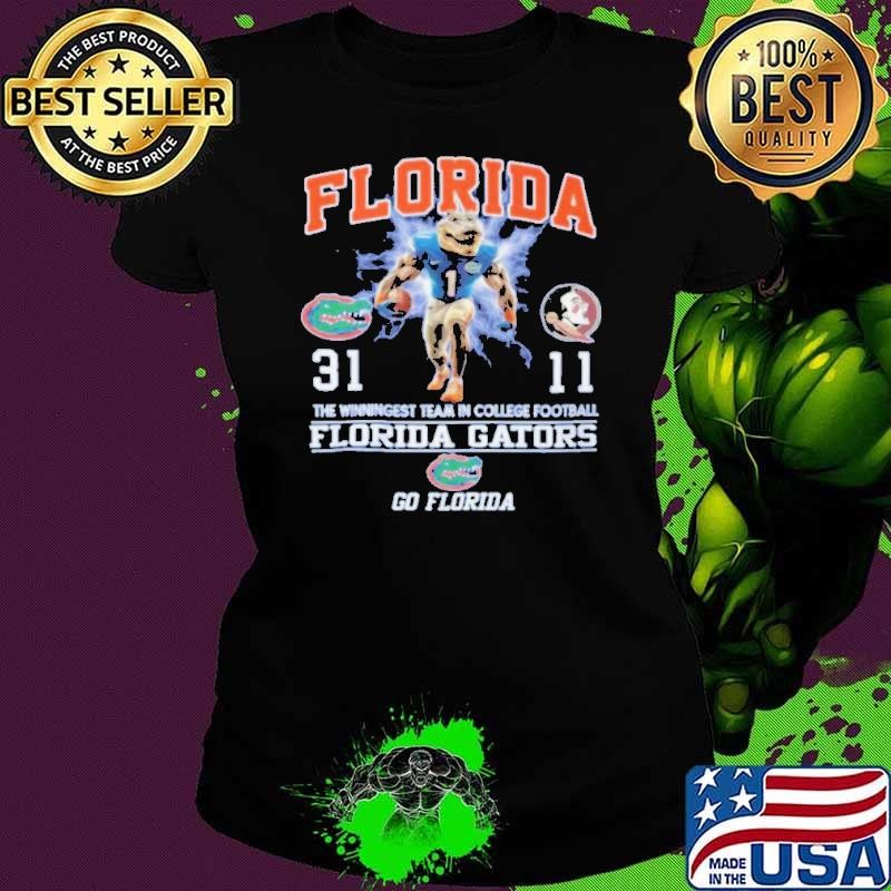 Florida Gators 31 11 Florida State Seminoles Score The Winningest Team In College Football Go Florida 2024 shirt