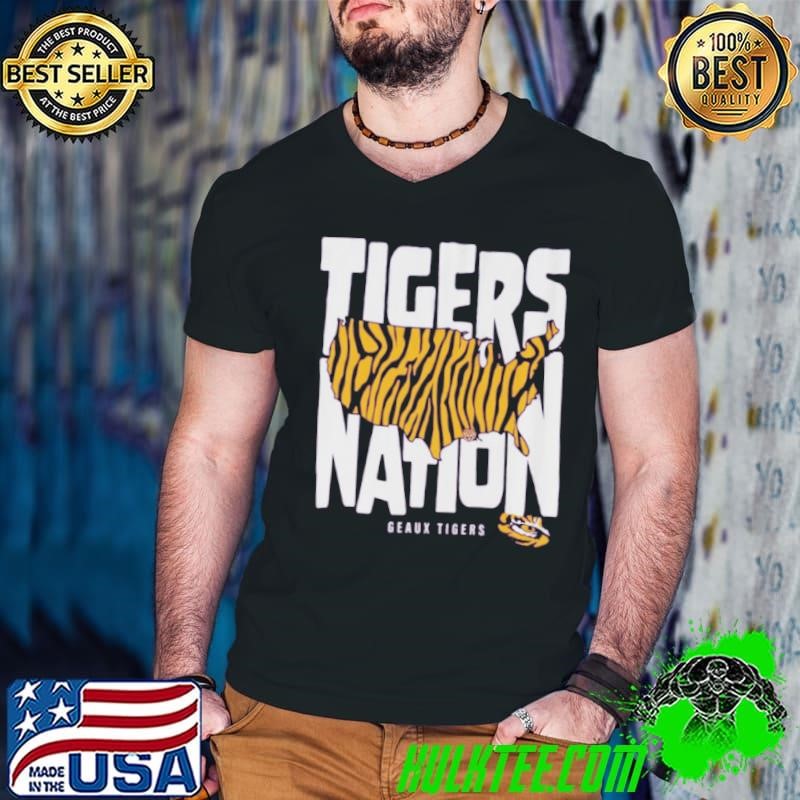 Football LSU Tigers Nation Guys V Neck