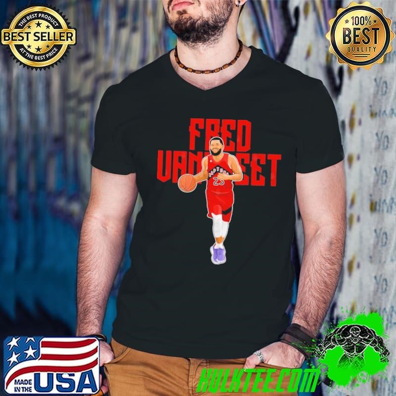 Fred VanVleet Dribbles Up #23 Bold T-Shirt