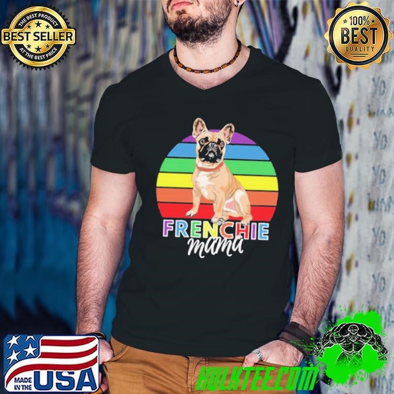 Frenchie Mama French Bulldog Guys V Neck