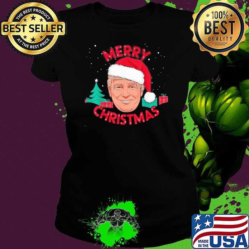 Funny Merry Christmas Trump Humorous Christmas Celebration Shirt