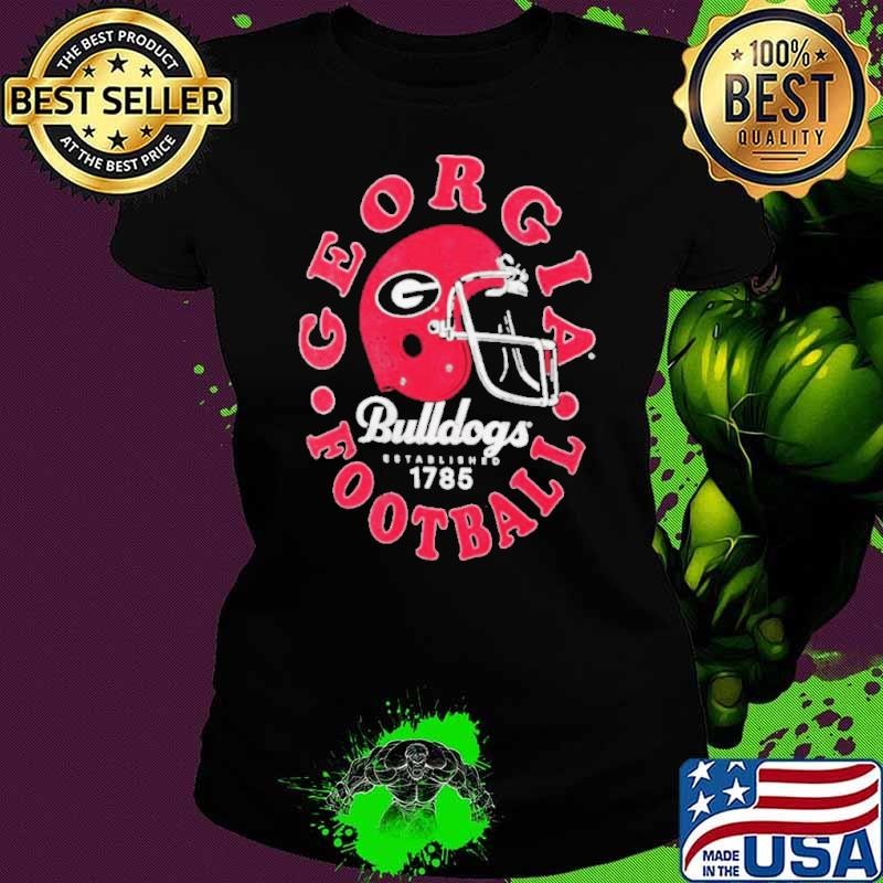Georgia Bulldogs Football est 1785 helmet shirt