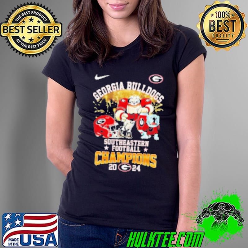 Georgia Bulldogs Southeastern Football Champions 2024 Ladies Tee
