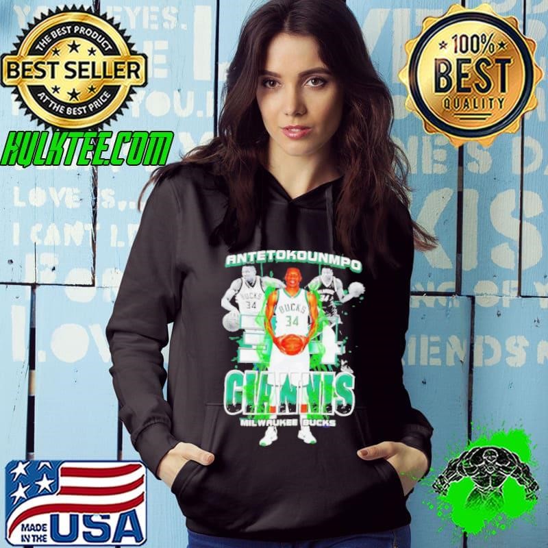 Giannis Antetokounmpo Milwaukee Bucks player MVP shirt