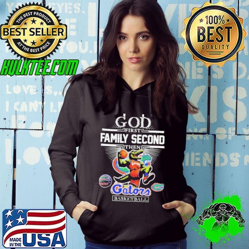 God First Family Second Then Florida Gators Basketball 2024 Mascot Shirts