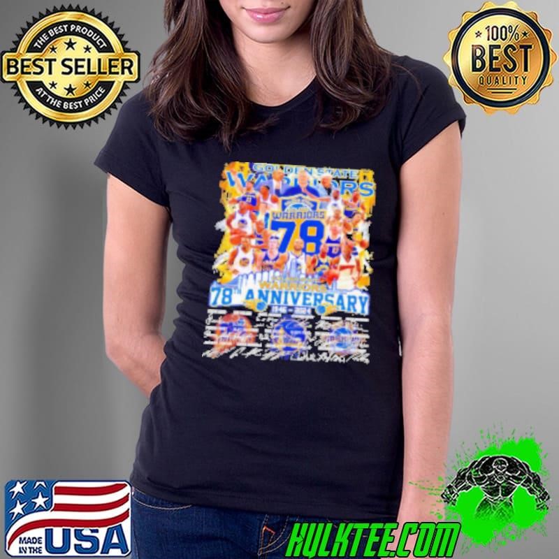 Golden State Warriors The Warriors 78th Anniversary 1946 2024 signature shirt